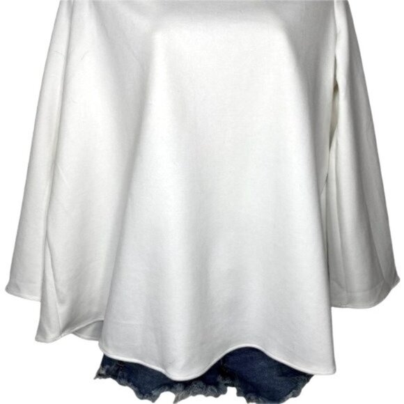 Tuckernuck | NWT White Miranda Off the Shoulder Long Sleeve Blouse Size XS - Picture 7 of 11